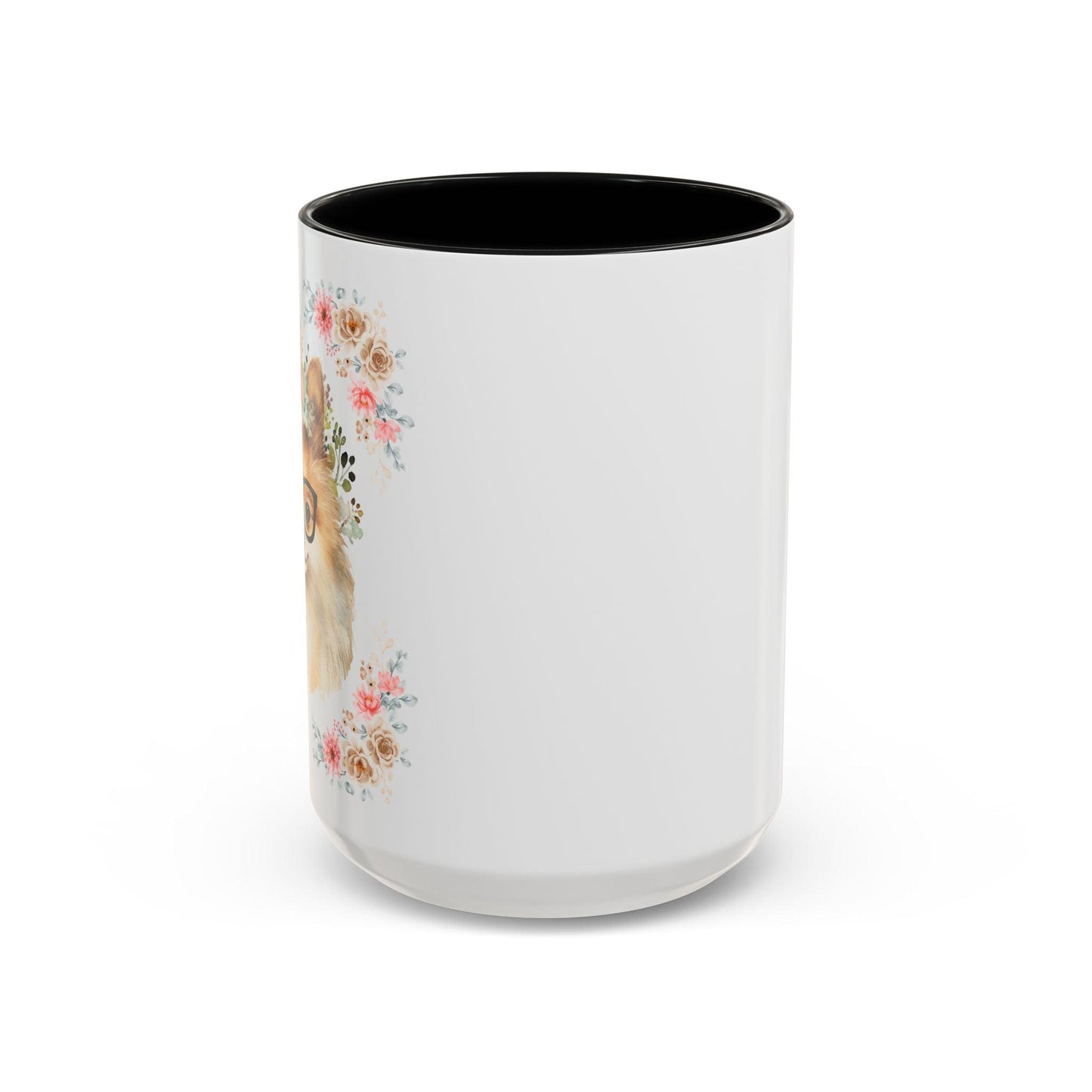 Geeky Goddess Pomeranian Accent Coffee Mug