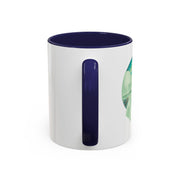 Green Planet Wrapped In A Bow Accent Coffee Mug