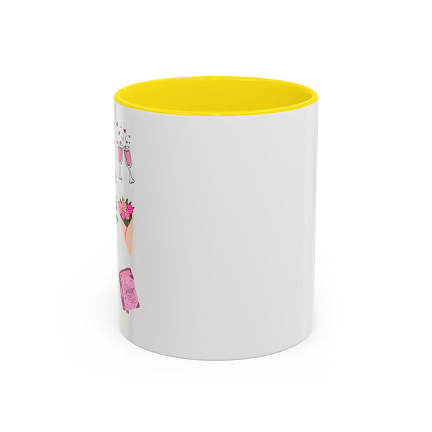 'Side Quest: Bridesmaid Duties' Accent Coffee Mug