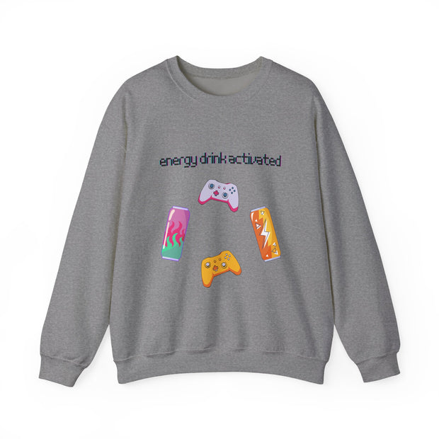'Energy Drink Activated' Unisex Crewneck Sweatshirt