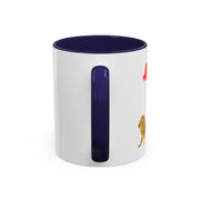 'Leo' Zodiac Accent Coffee Mug