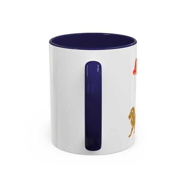 'Leo' Zodiac Accent Coffee Mug