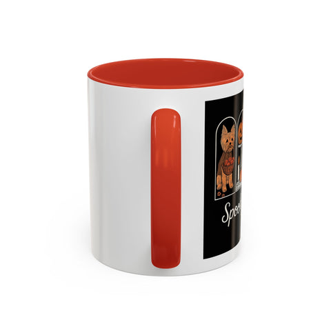 Spooky Season Yorkie Accent Coffee Mug