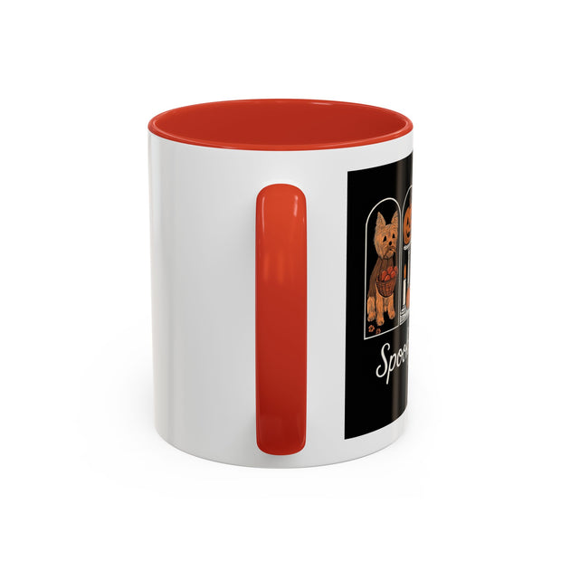 Spooky Season Yorkie Accent Coffee Mug