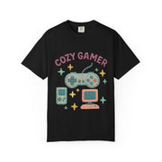 Cozy Gamer T-Shirt, Unisex Retro Gaming Tee, Video Game Lover Shirt, Perfect for Gamers, Gift for Birthdays and Holidays