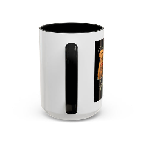 Spooky Season Golden Retriever Accent Coffee Mug