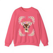 Geeky Goddess Deer Unisex Crewneck Sweatshirt