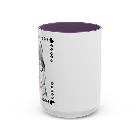 Geeky Good Siberian Husky Accent Coffee Mug