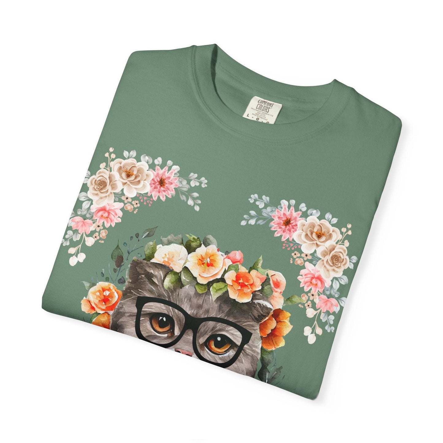 Geeky Goddess Gray Cat Unisex T-Shirt