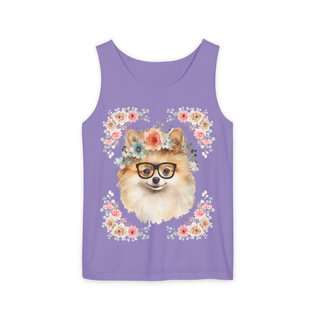 Geeky Goddess Pomeranian Unisex Tank Top