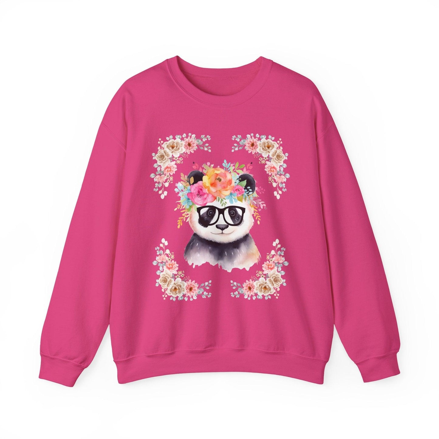 Geeky Goddess Panda Unisex Crewneck Sweatshirt