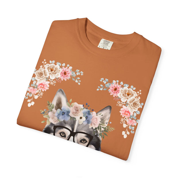 Geeky Goddess Siberian Husky Unisex T-Shirt