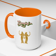 'Gemini' Zodiac Accent Coffee Mug