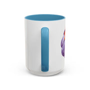 Purple Pumpkin Wrapped In A Bow Accent Coffee Mug