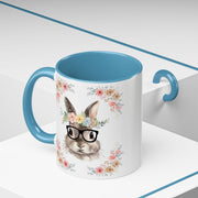 Geeky Goddess Bunny Accent Coffee Mug