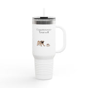 'Espawresso Yourself' Pug Insulated Travel Mug, 40oz