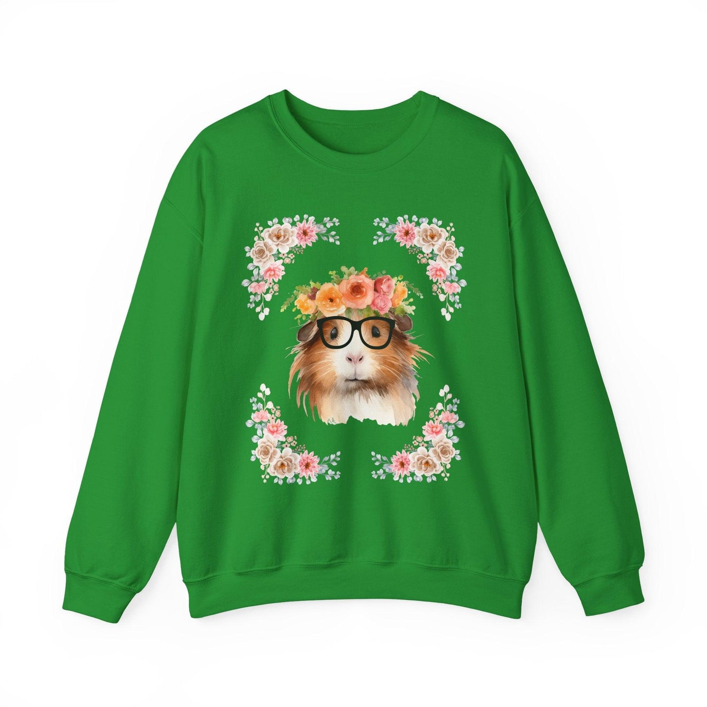 Geeky Goddess Guinea Pig Unisex Crewneck Sweatshirt