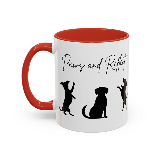 'Paws and Reflect' Dogs Accent Coffee Mug