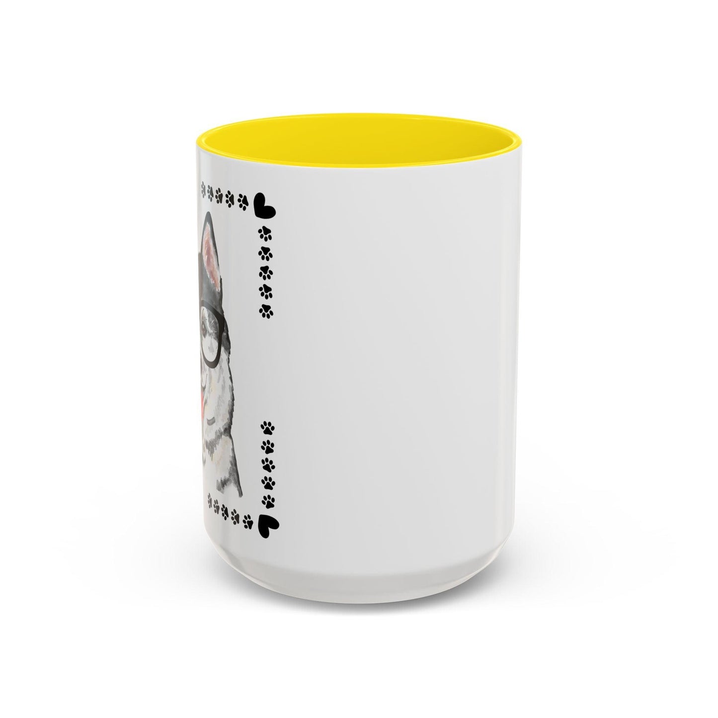 Geeky Good Siberian Husky Accent Coffee Mug