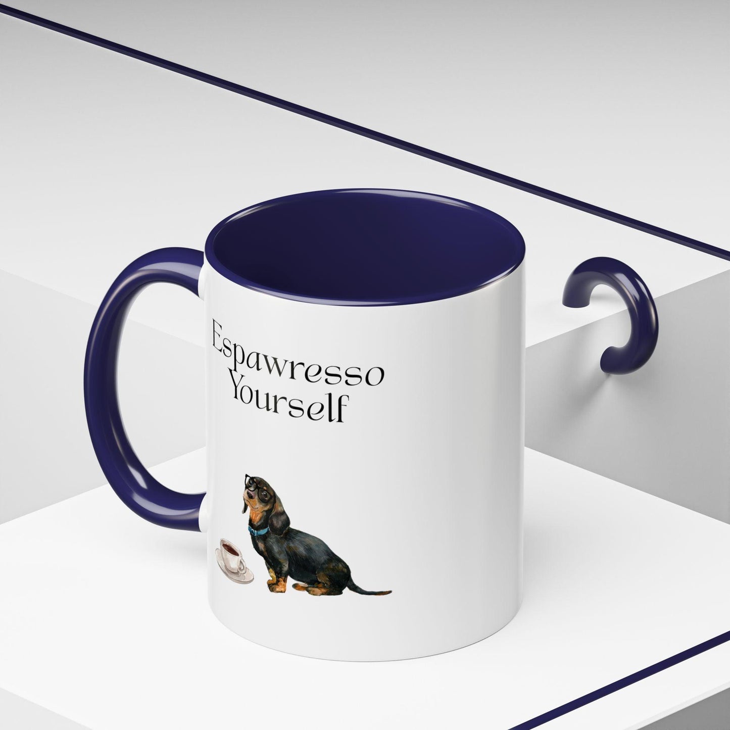 'Espawresso Yourself' Dachshund Accent Coffee Mug