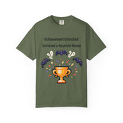 'Achievement Unlocked Haunted House' Unisex T-Shirt