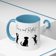 'Paws and Reflect' Dogs Accent Coffee Mug