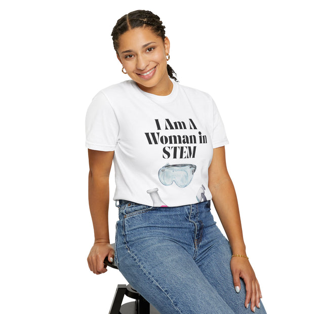 'I Am A Woman In STEM' Scientist Unisex T-shirt