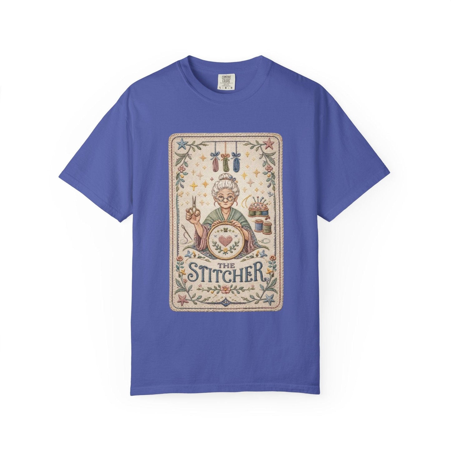 Grandma Hobbies Shirt, Vintage Cross Stitch Tee, Sewing Gift for Her, Embroidery Lover Shirt, Cottagecore Aesthetic