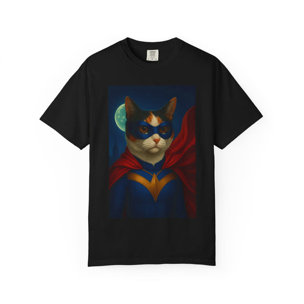 Superhero Tri-Colored Cat Unisex T-shirt
