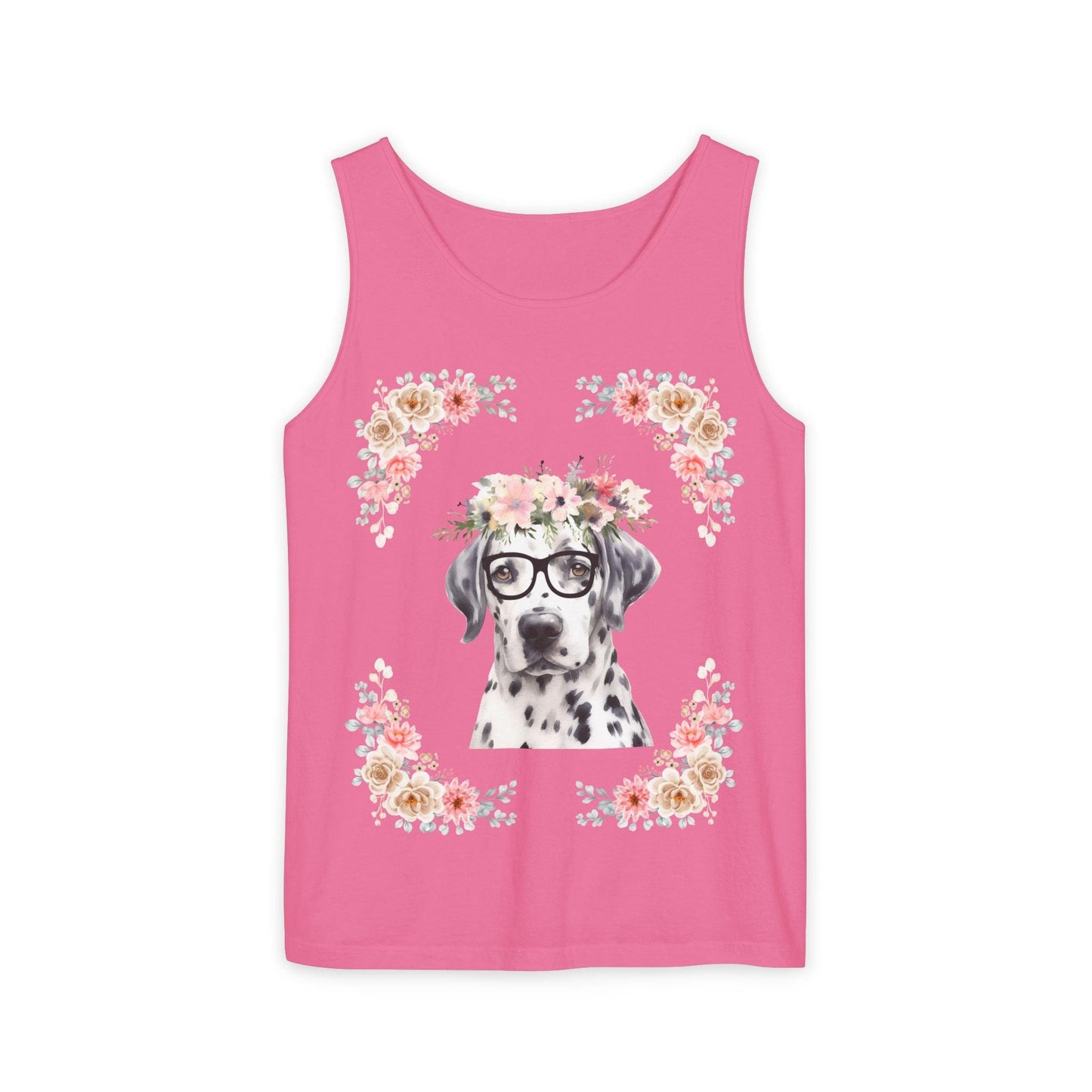 Geeky Goddess Dalmatian Unisex Tank Top