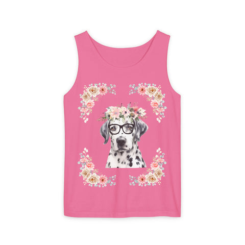Geeky Goddess Dalmatian Unisex Tank Top