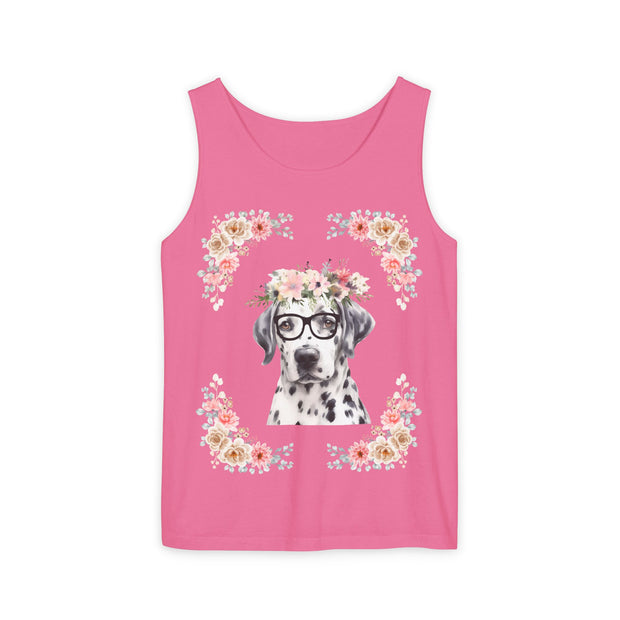 Geeky Goddess Dalmatian Unisex Tank Top
