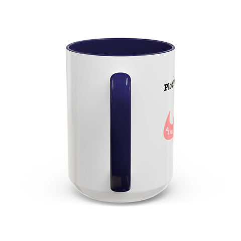 'Plot Twist Energy' Accent Coffee Mug