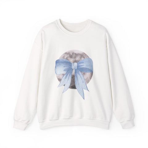 Moon Wrapped In A Bow Unisex Crewneck Sweatshirt