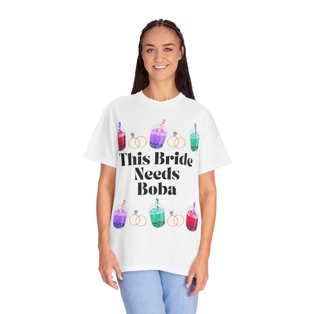 'The Bride Needs Boba' Unisex T-Shirt