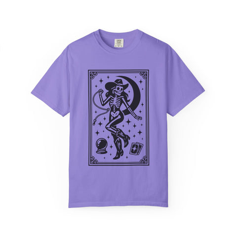 Cowgirl Skeleton Tarot Card Unisex T-Shirt