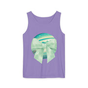 Green Planet Wrapped In Bow Unisex Tank Top