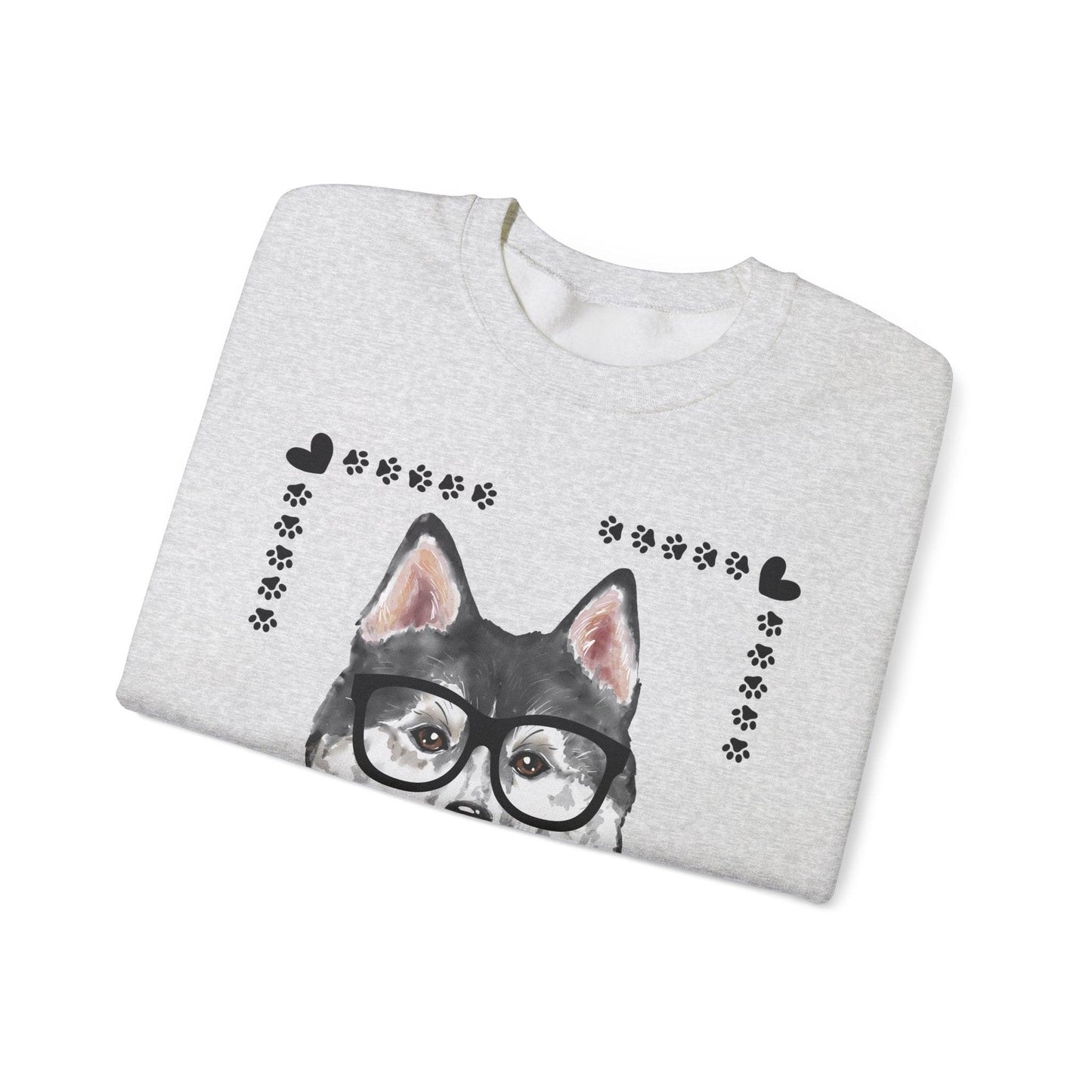 Geeky Good Siberian Husky Unisex Crewneck Sweatshirt