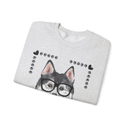 Geeky Good Siberian Husky Unisex Crewneck Sweatshirt