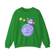 Astronaut Taking Off In Space Unisex Crewneck Sweatshirt