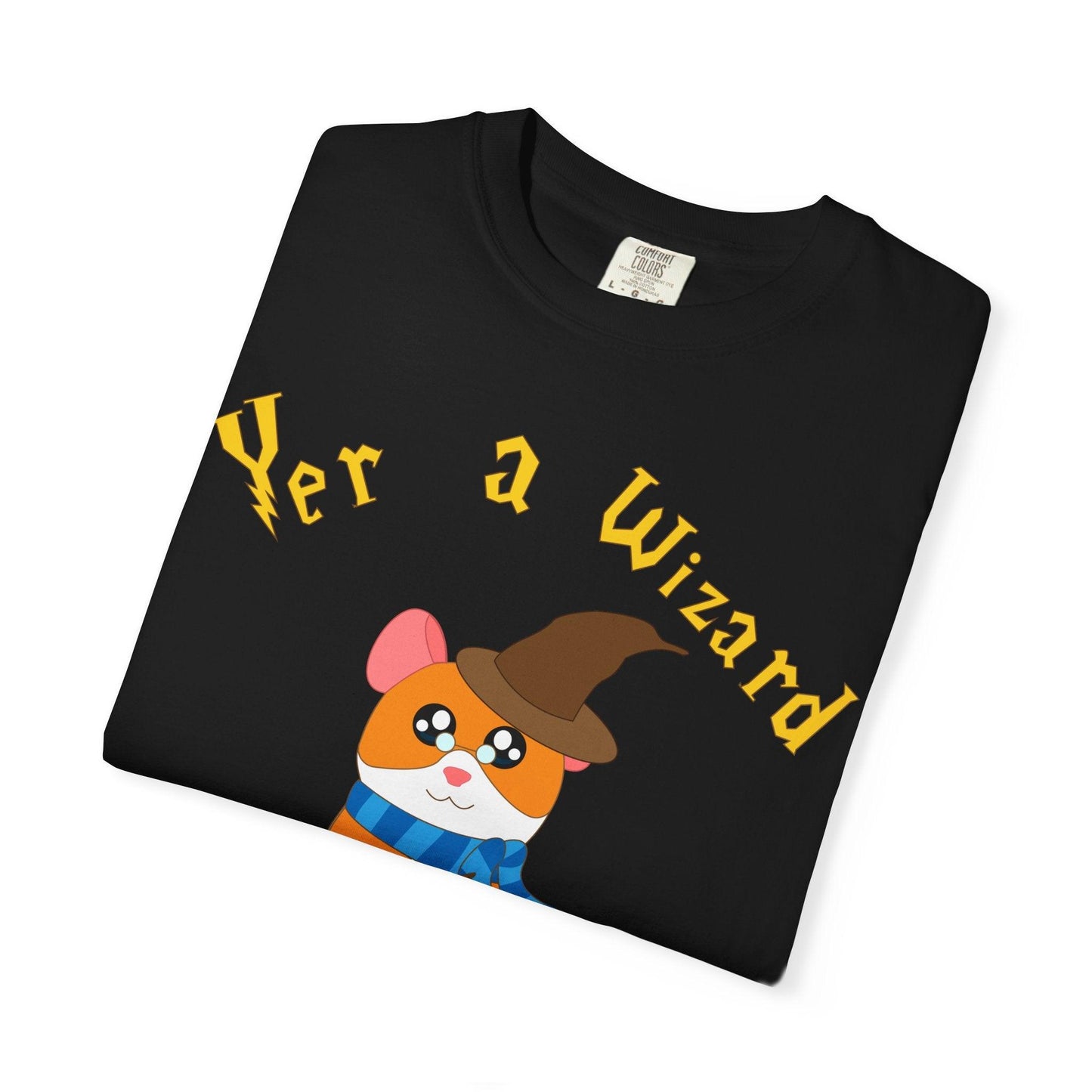 Hammy the Wizard Hamster T-Shirt | Cute Wizard Hamster Illustration