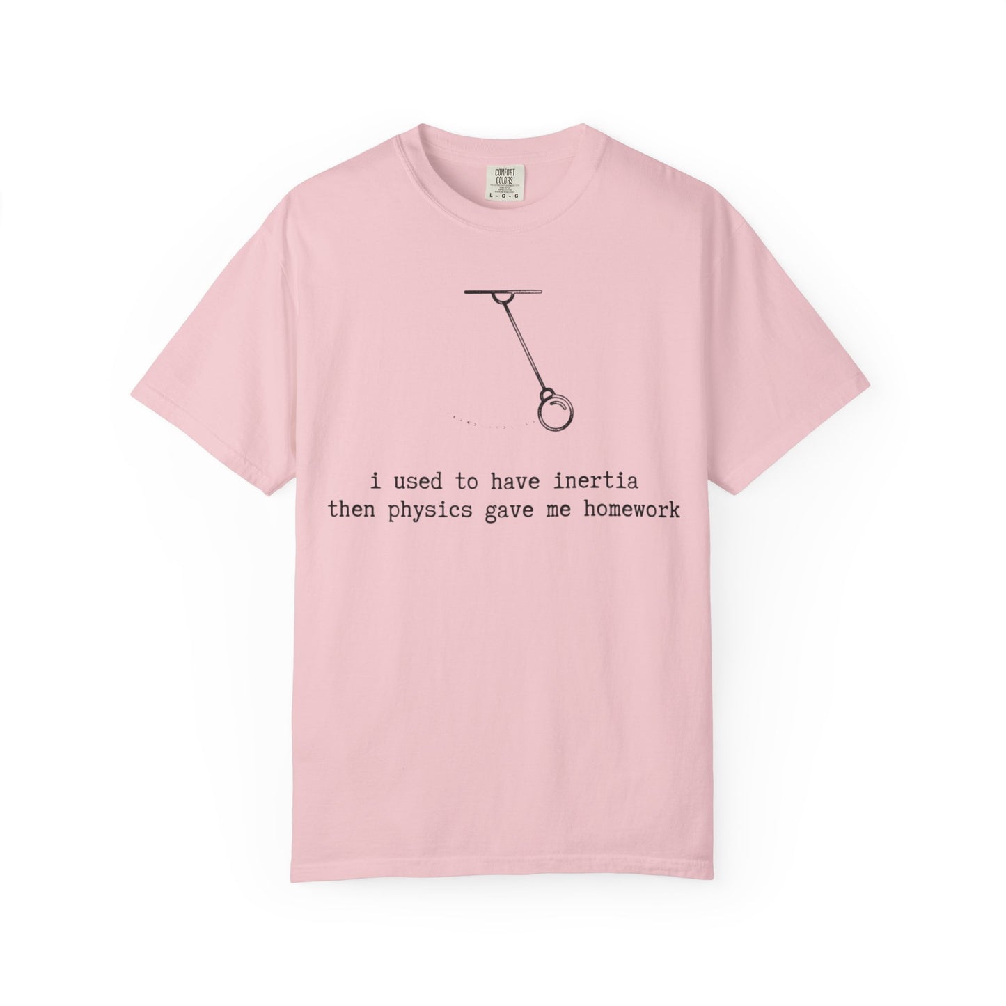 I Used to Have Inertia Then Physics Gave Me Homework T-Shirt, Funny Physics Shirt, STEM Student Tee, Science Teacher Gift, Nerd Graphic Tee