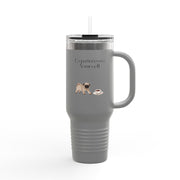 'Espawresso Yourself' Pug Insulated Travel Mug, 40oz