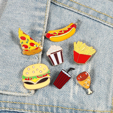 Snack Attack Enamel Pin Collection