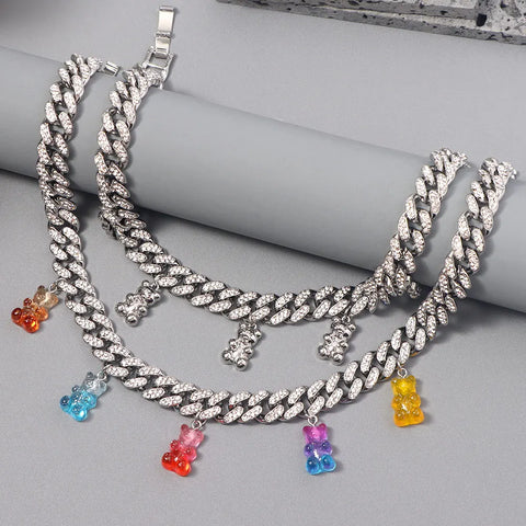 Candy Crush Gummy Bear Necklace