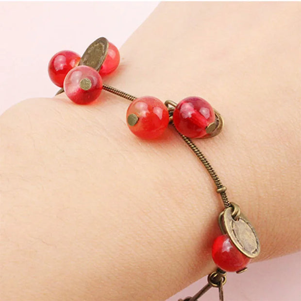 Cherry Charm Bracelet