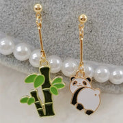 Playful Panda Earrings Collection