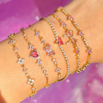 Y2K Pink Fantasy Bracelet Collection