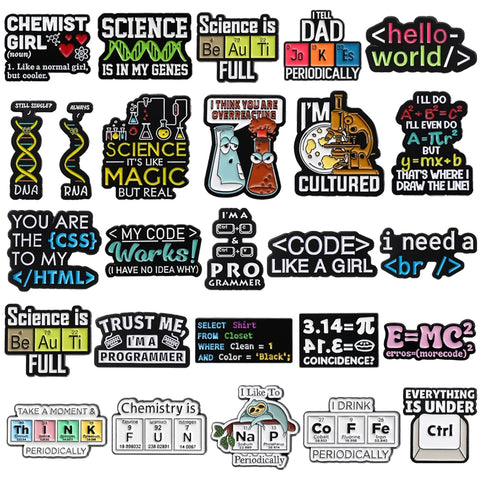 Lab and Logic Pin Collection