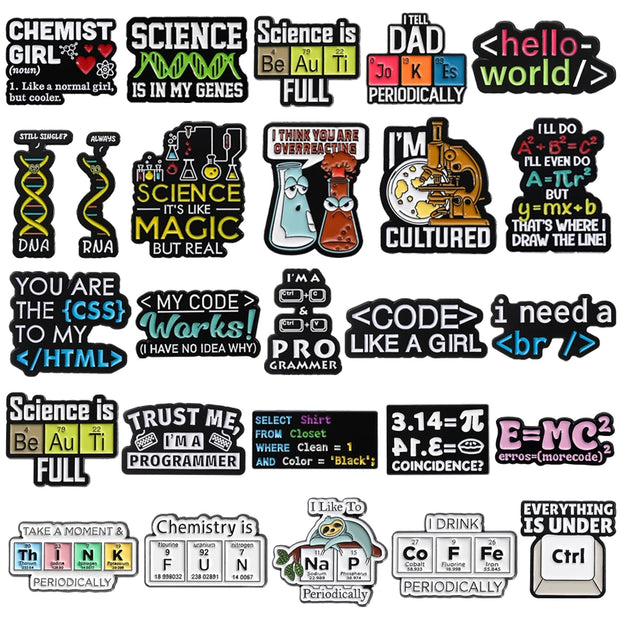 Lab and Logic Pin Collection